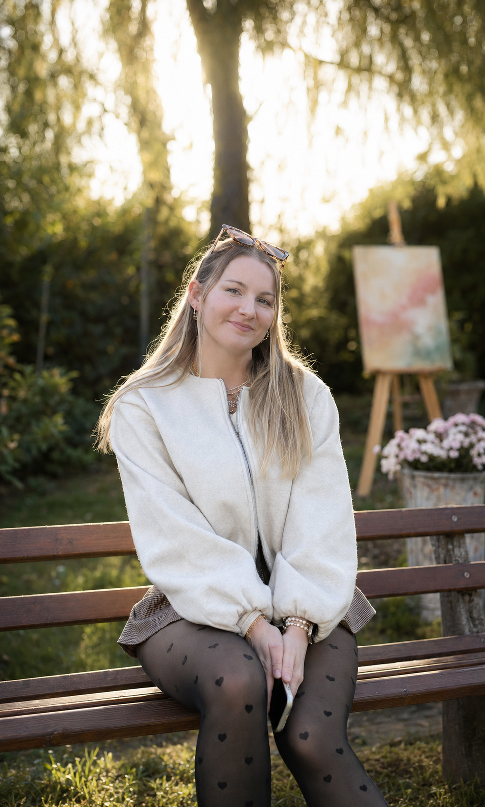Marlene in ihrem Atelier